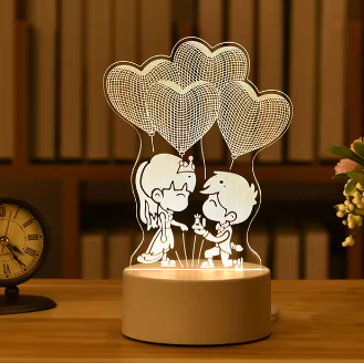 VEILLEUSE LED USB ACRYLIQUE BREECOZYN AVEC COMMANDE