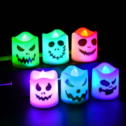 BOUGIE ÉLECTRONIQUE À LED D'HALLOWEEN CONTRÔLÉE BREECOZYN